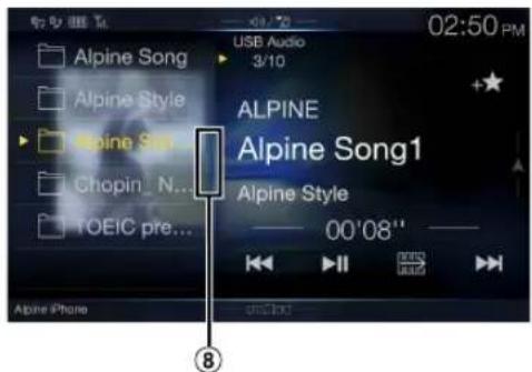 ALPINE X110 - ■ Quick Search mode screen example - 1