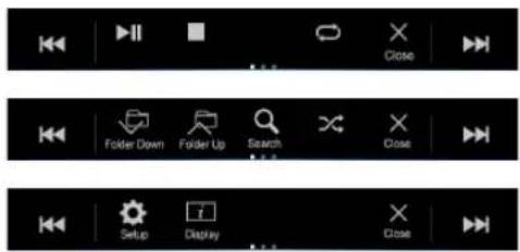 ALPINE X110 - ■ MP3/WMA/AAC main screen example - 2