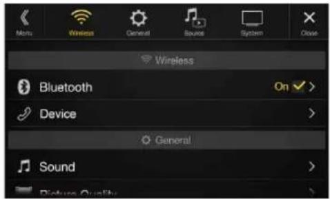 ALPINE X110 - Wireless (Bluetooth) Setup - 1