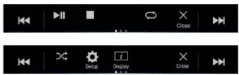 ALPINE X110 - ■ MP3/WMA/AAC main screen example - 3