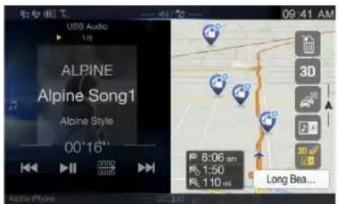 ALPINE X110 - Switching the Audio Sources Screen to a Dedicated Screen - 3