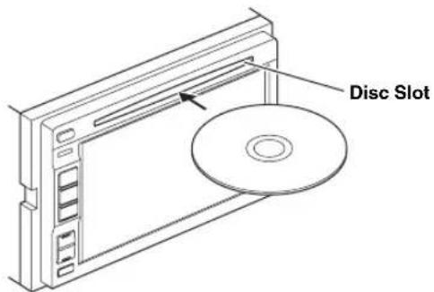 ALPINE INE-W940S - Inserting the Disc - 1