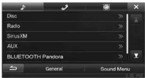 ALPINE INE-W940S - Touch [Sound Menu]. - 1