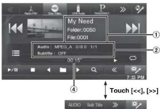 ALPINE INE-W940S - ■ Display example for DivX® main screen - 1