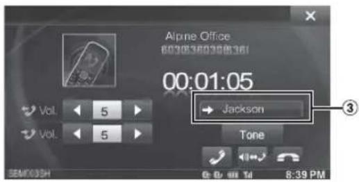 ALPINE INE-W940S - Switching calls - 1