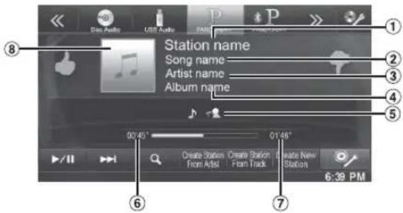 ALPINE INE-W940S - Pandora® internet radio (optional) (INE-W940/INE-NAV-40 only) - 1