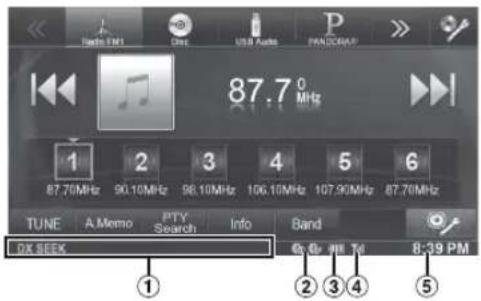 ALPINE INE-W940S - About the Indicator Display - 1