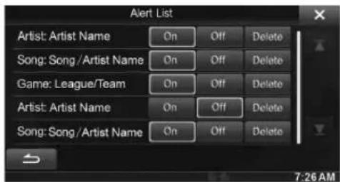 ALPINE INE-W940S - Touch [Alert List]. - 1