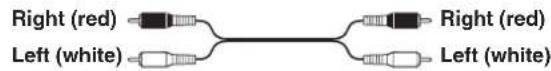 ONKYO L-MS30 - ■ RCA/phono AV Connection Color Coding - 1