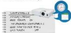HITACHI CP-X3042WN - Easy Schedule Setting - 1