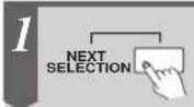 ONKYO DV-C501 - Next Selection: Preparing the next Audio Track - 1