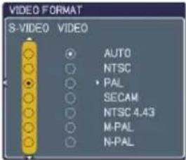 HITACHI CP-X417 - INPUT menu (continued) - 1