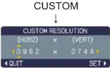 HITACHI CP-X417 - INPUT menu (continued) - 6