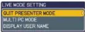 HITACHI CP-X417 - MIU menu - 2