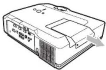 HITACHI CP-X417 - In case of replacement by yourself, follow the following procedure. - 1