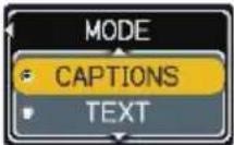 HITACHI CP-X417 - C.C. (Closed Caption) menu - 3