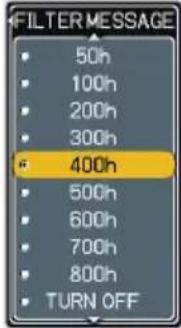 HITACHI CP-X417 - OPTION menu - 8