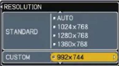 HITACHI CP-X417 - INPUT menu (continued) - 8