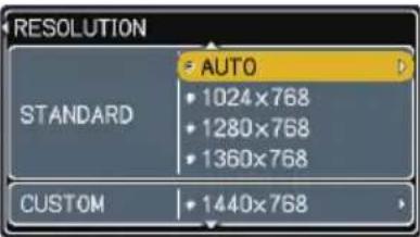 HITACHI CP-X417 - INPUT menu (continued) - 4