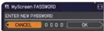 HITACHI CP-X3041WN - Turning on the MyScreen PASSWORD - 2