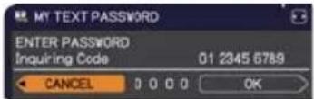 HITACHI CP-X3041WN - If you have forgotten your password - 5