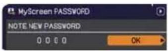HITACHI CP-X3041WN - Turning on the MyScreen PASSWORD - 4