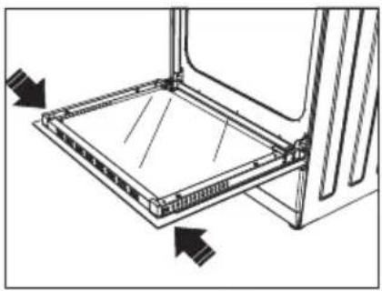 HOOVER H495FW - Cleaning And Maintenance Of The Oven's Front Door Glass - 1