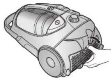 SAMSUNG VCC8836V3B - CLEANING THE OUTLET FILTER - 1