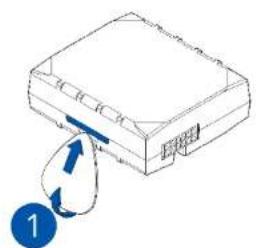 Teltonika FMU125 - How to insert SIM card and connect the battery - 1