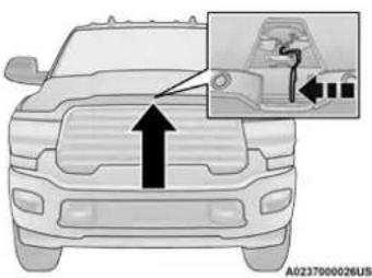 RAM 4500 Chassis Cab (2021) - To Open The Hood - 2