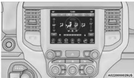 RAM 4500 Chassis Cab (2021) - AUTOMATIC CLIMATE CONTROL DESCRIPTIONS AND FUNCTIONS - 1