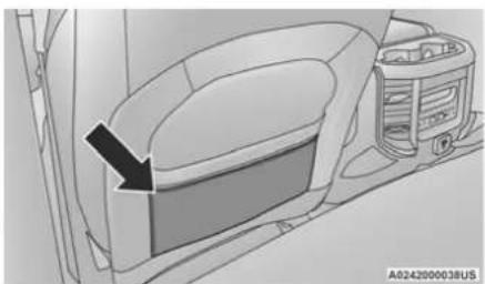RAM 4500 Chassis Cab (2021) - Seatback Storage — If Equipped - 1