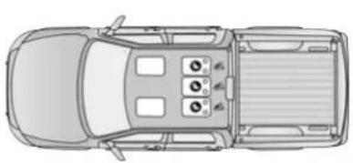 RAM 4500 Chassis Cab (2021) - Regular Cab LATCH Positions - 2