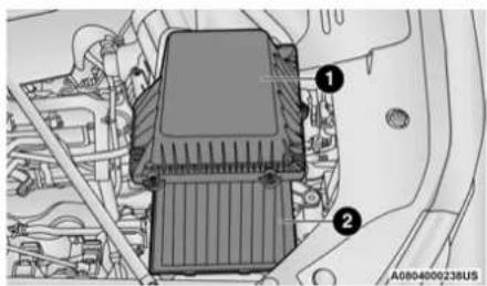 RAM 4500 Chassis Cab (2021) - Engine Air Cleaner Filter Removal - 2