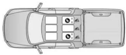 RAM 4500 Chassis Cab (2021) - Regular Cab LATCH Positions - 3