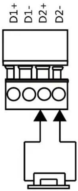 D1+ D1- D2+ D2-