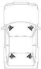 Soundstream RS5.4500D - 4-Channel-Mode: 2 Frontspeakers / Stereo & 2 Rearspeakers / Stereo - 1