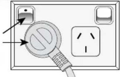 Diagram showing electrical outlet with plug and socket, labeled with Chinese characters for components