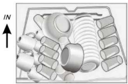 BLANCO BDW126X - Loading the Upper Basket - 1