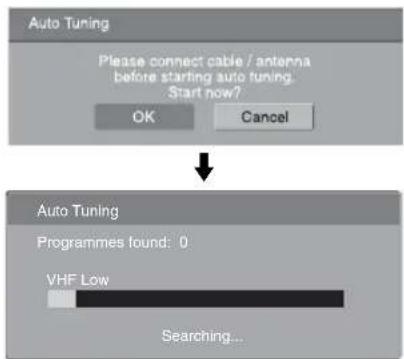 SONY Bravia KLV-37U300A - 7: Auto Tuning the TV - 2