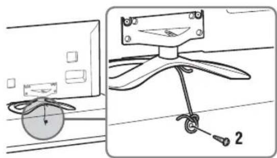 SONY Bravia KDL-46W904A - 4: Preventing the TV from toppling over - 2