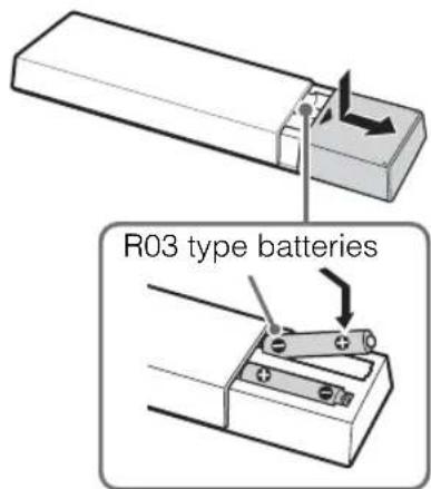 R03 type batteries