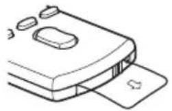 SONY MEX-BT2750 - Preparing the card remote commander - 1