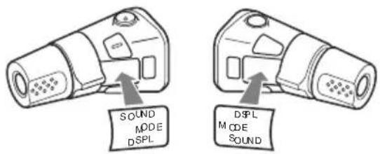 SOUND MODE DSPL DSPL MODE SOUND