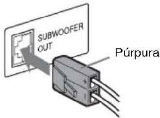 SUBWOOFER OUT Púrpura