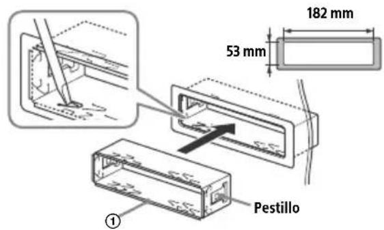182 mm 53 mm Pestillo ①