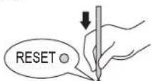 FUJITSU ASTG09KUCA - RESET button - 1