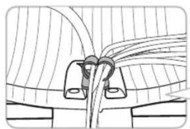 SAMSUNG HG55AF690UJ - Arrange the cables using the Cable Holder - 2