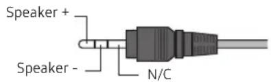 Speaker + Speaker - N/C