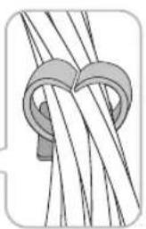 SAMSUNG HG55AF690UJ - Arrange the cables using the Cable Holder - 3